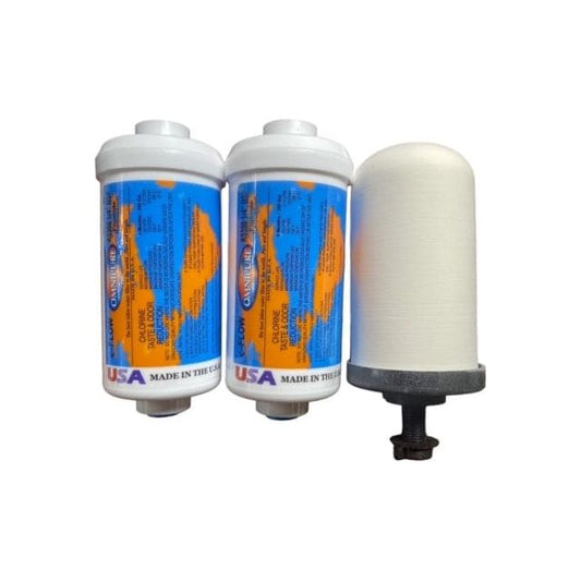 1 Doulton ceramic filter + 1 set of PF-4 fluoride reduction elements