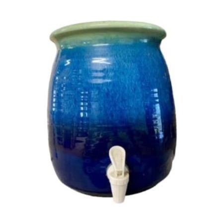 Kombucha Jar - Sapphire Blue 9 litre- discounted (glaze flaws)