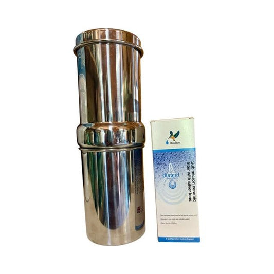 2 Litre Stainless Steel Water Filter System - With Doulton™ Ceramic Filter