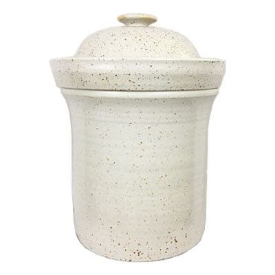 5 Litre Speckled Eggshell Fermentation Crock