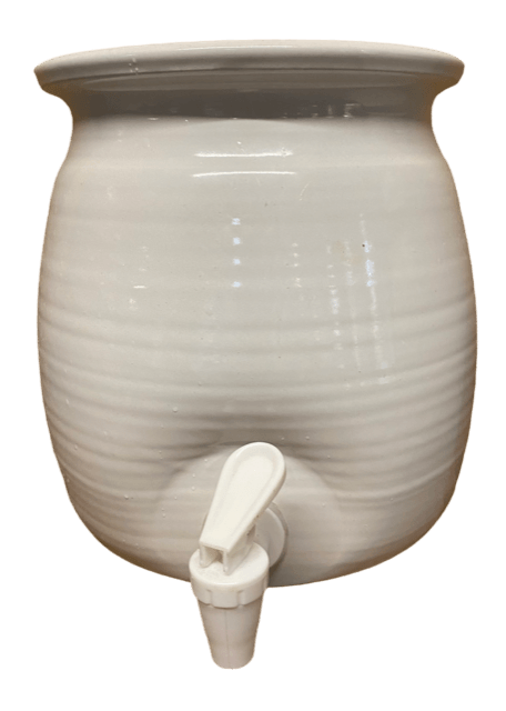 5 Litre Gloss White Kombucha Jar