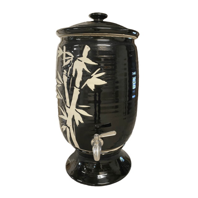 12-14 Litre Water Filter System - Blue/Black Bamboo