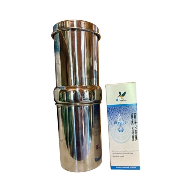 2 Litre Stainless Steel Water Filter System - With Doulton™ Ceramic Filter