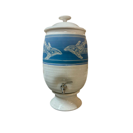 12-14 litre "Whale Talk" finished in granite glaze   with Ultra Fluoride filter