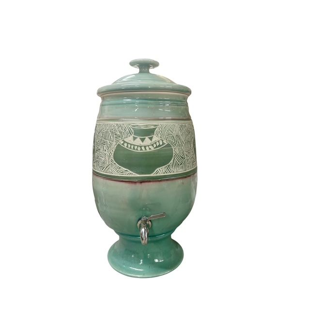 12+litre "VASES" in green glaze  W/ Ultra Sterasyl Filter