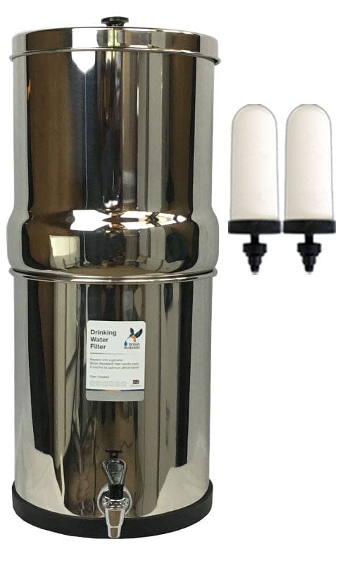 16 Litre British Berkefeld Gravity Water Filter System with Doulton Ceramic Filters