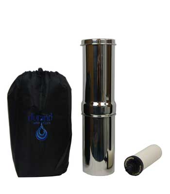 2 Litre Stainless Steel Water Filter System - With Doulton™ Ceramic Filter